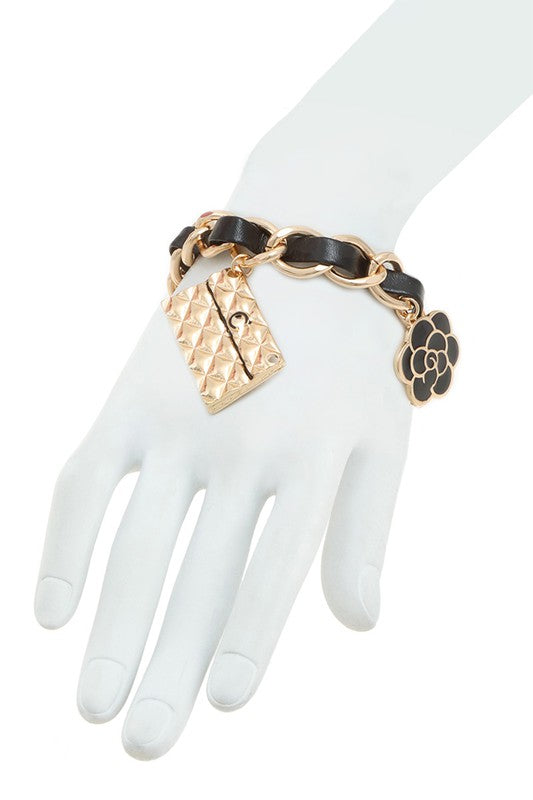 Black Charms Bracelet