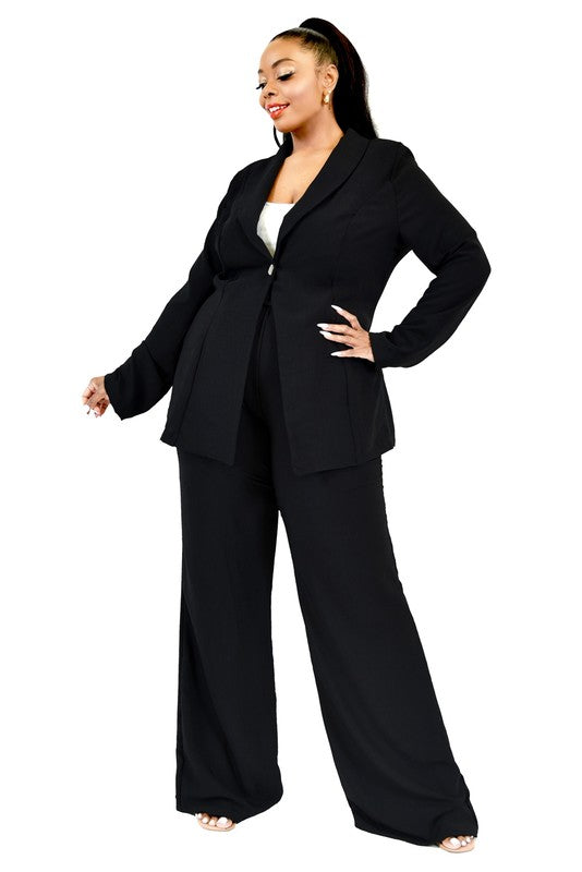 Blazer & Palazzo Set