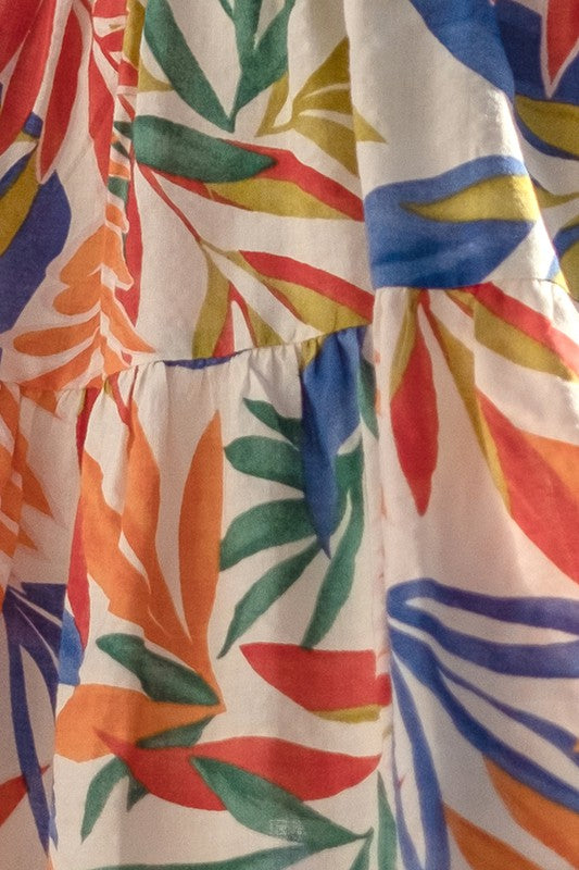 Tropical Mini Dress