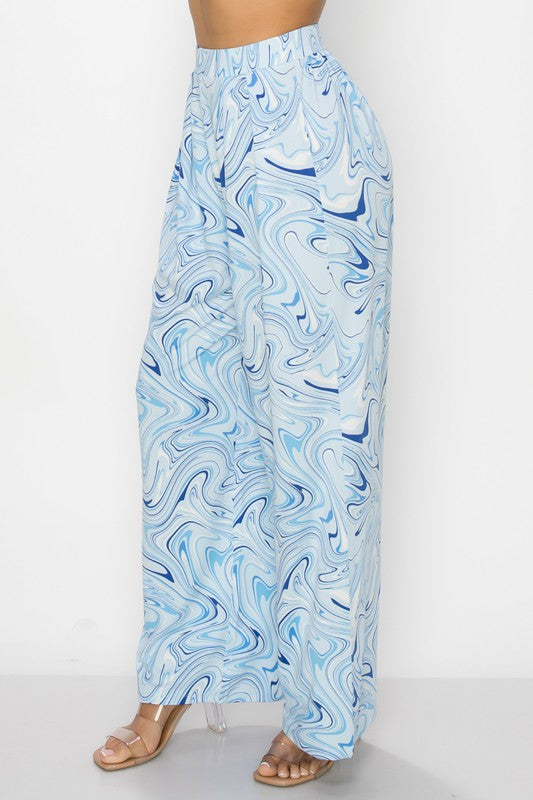 Halter or Front tie tropical set