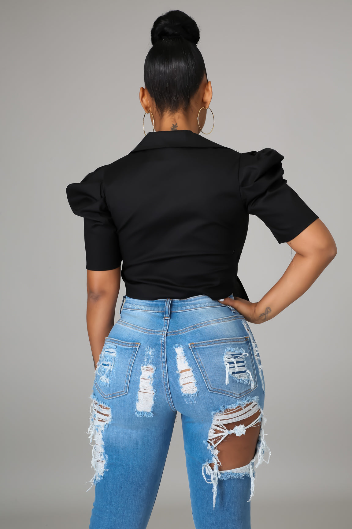 White Bow Top (solo blanca)