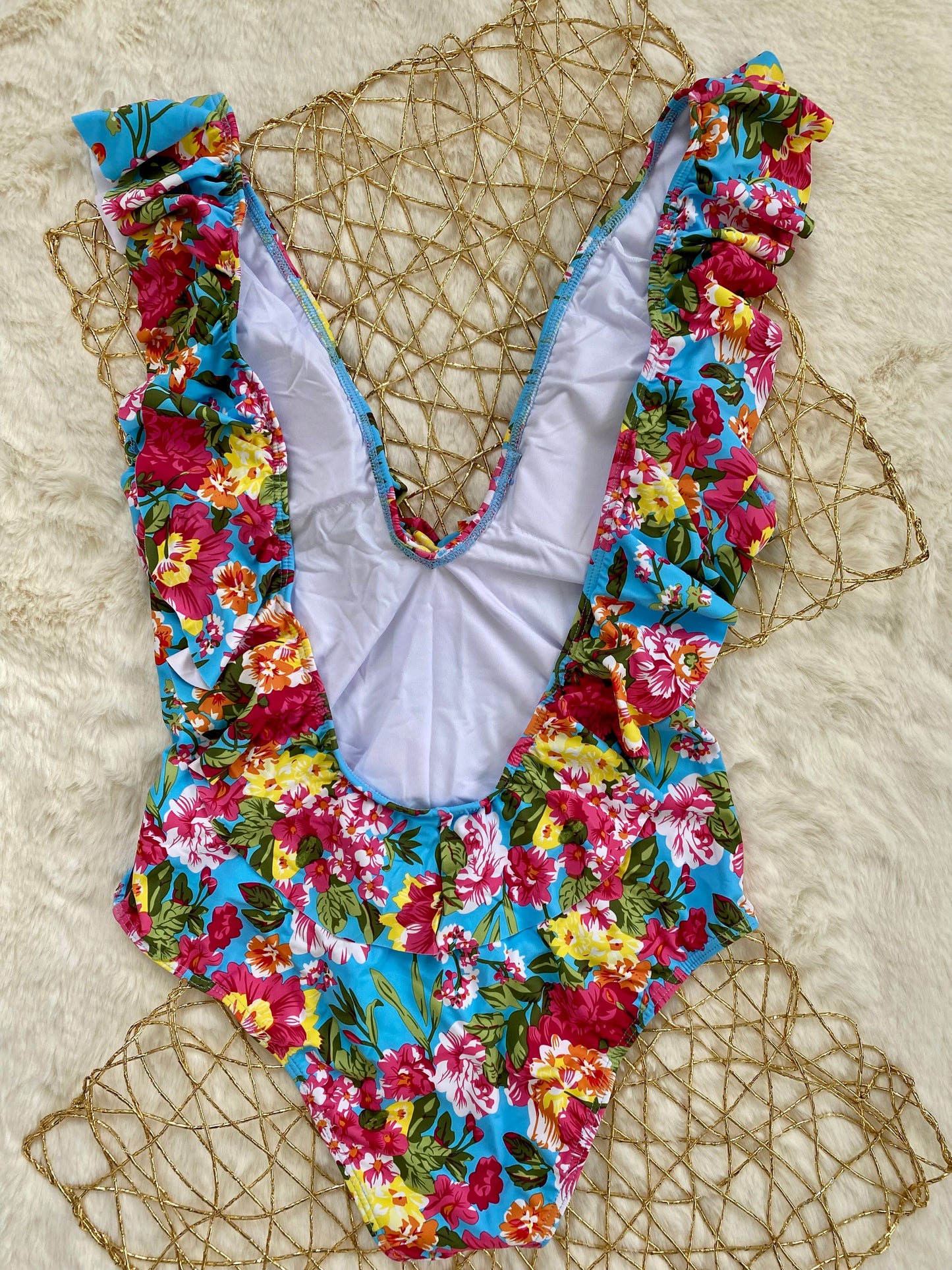 One Piece Ruffle Swimsuit