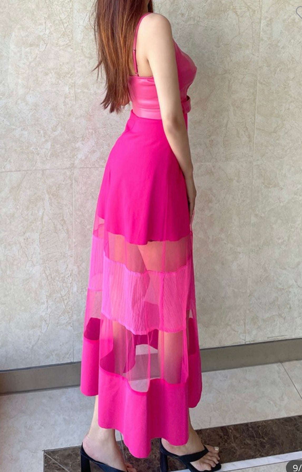 Small Hot pink dress