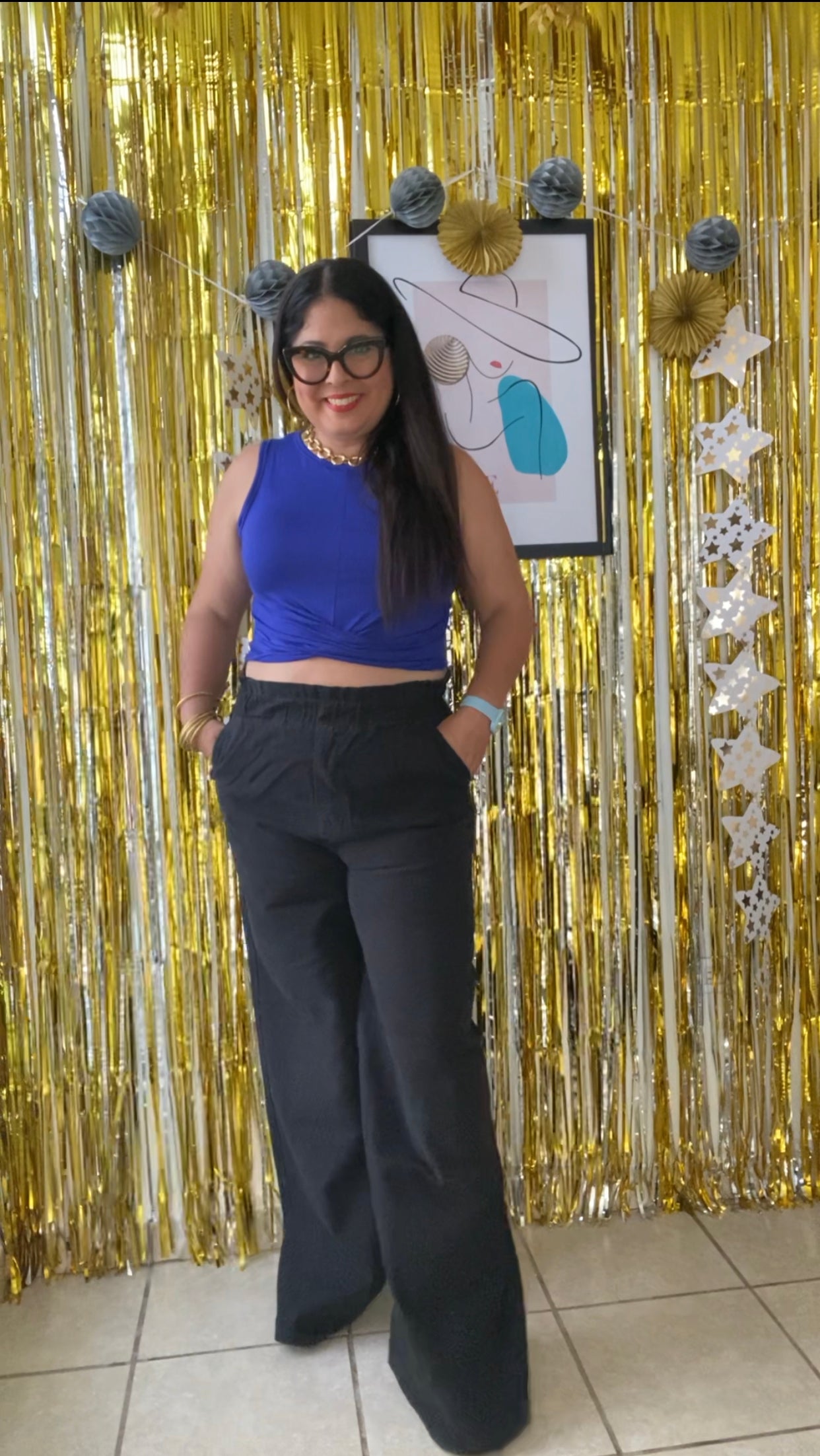 High Waist Paperbag Pants