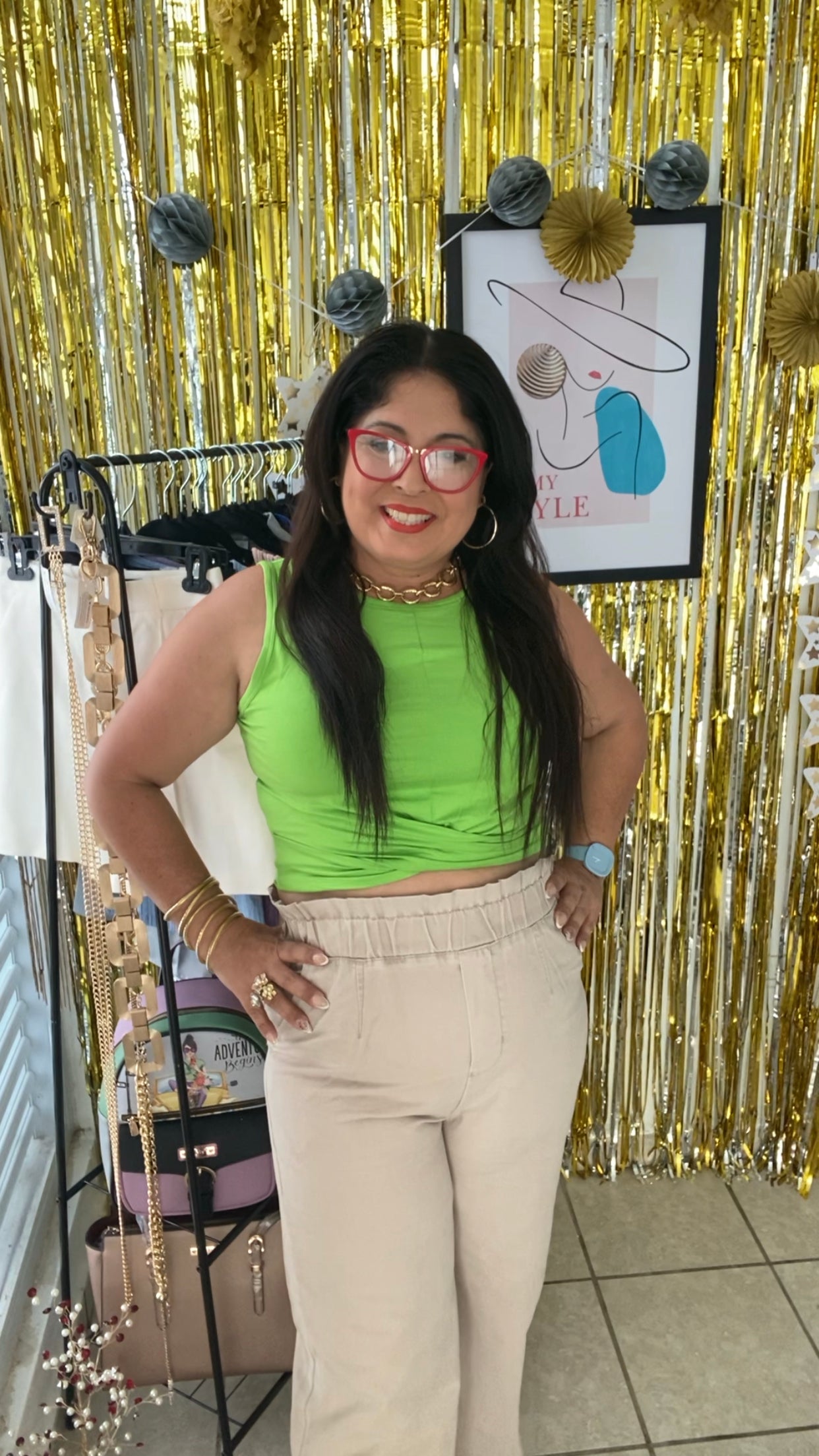 High Waist Paperbag Pants