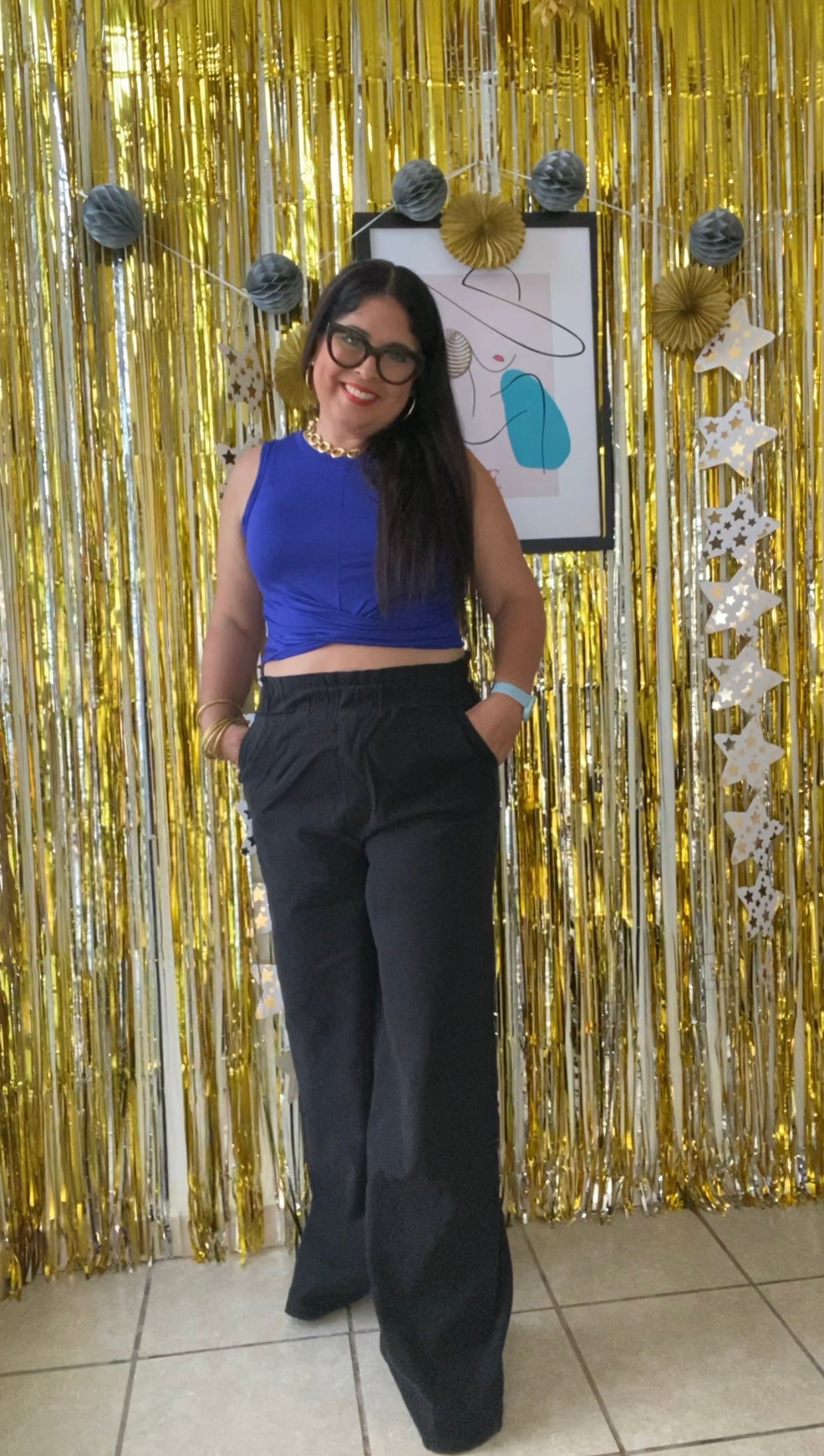 High Waist Paperbag Pants