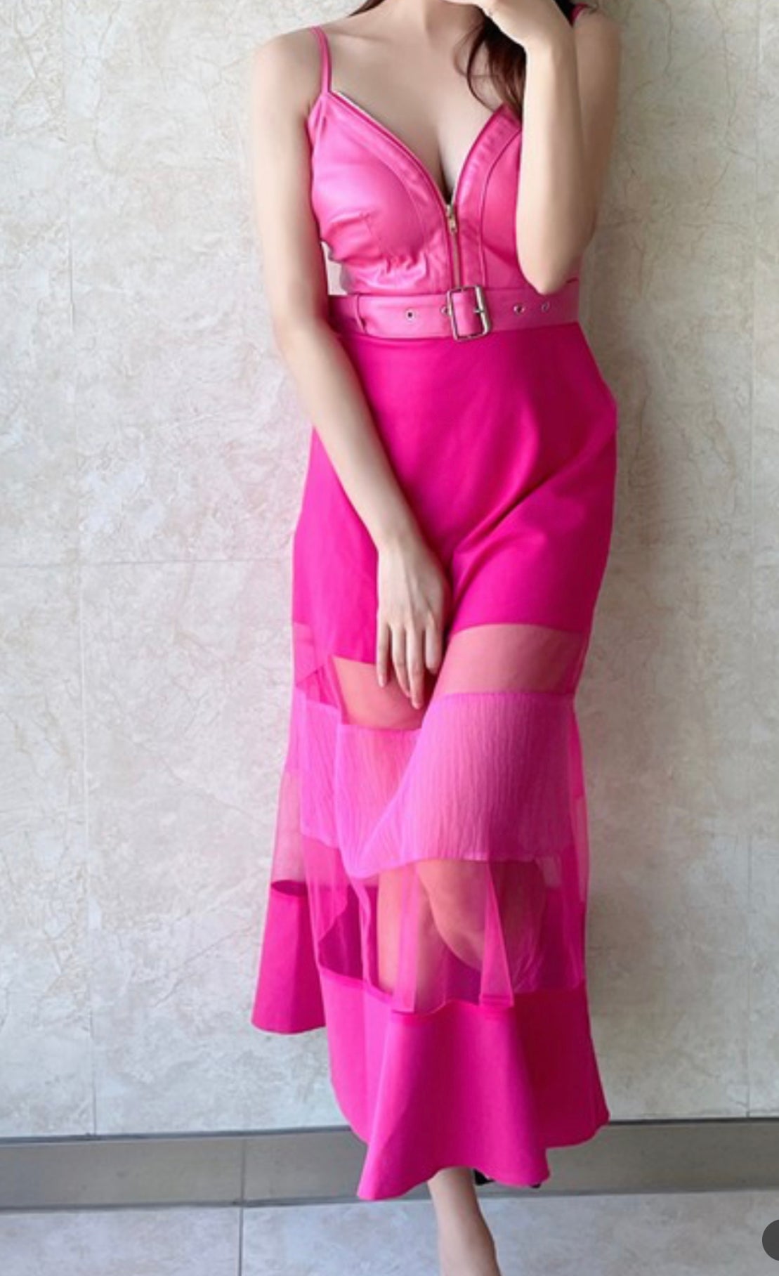 Small Hot pink dress
