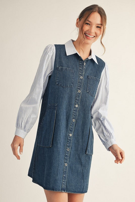 Oversize Denim Dress