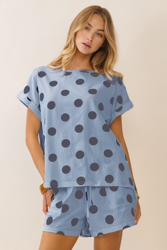 Pre-order July 13 Polka Dot Short Set