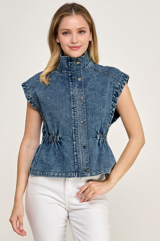 Pre-order Agosto 24 Peplum Napoleon Jacket