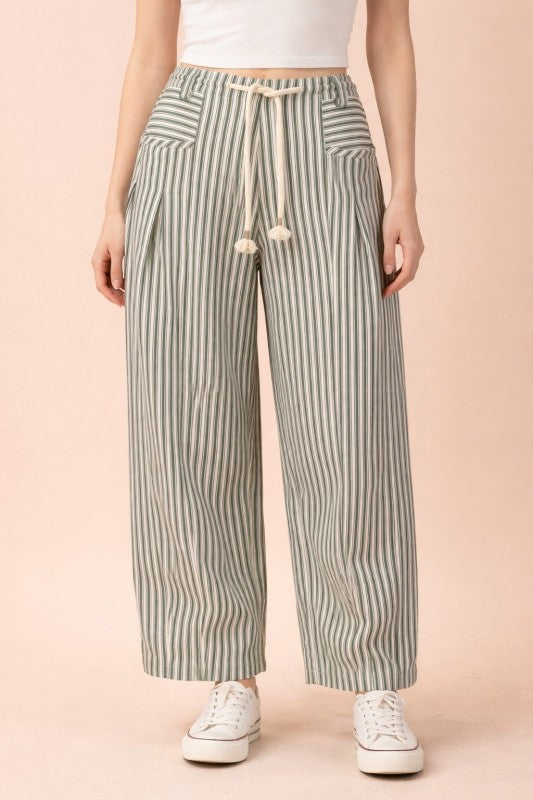 Olive Barrel Pant