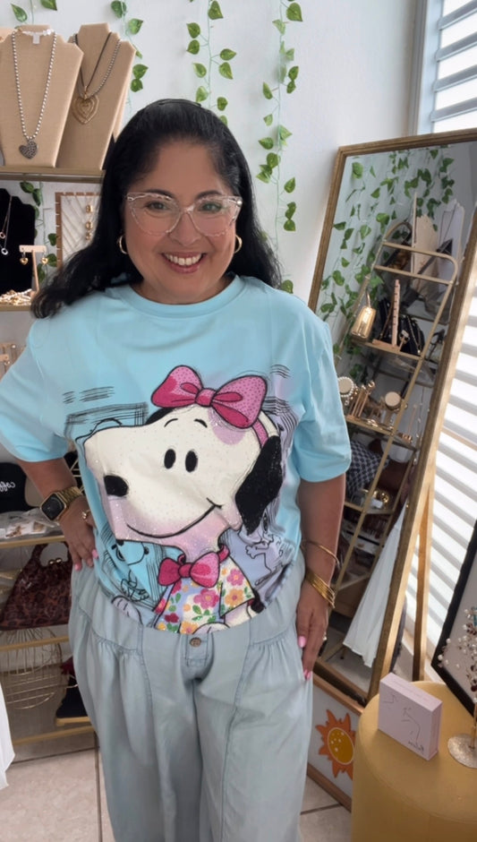 Blue Snoopy Oversize (L)