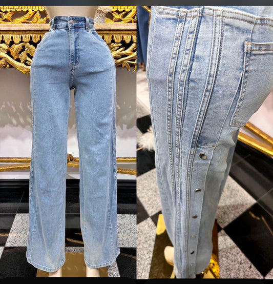 High Waisted Wide Leg Jeans