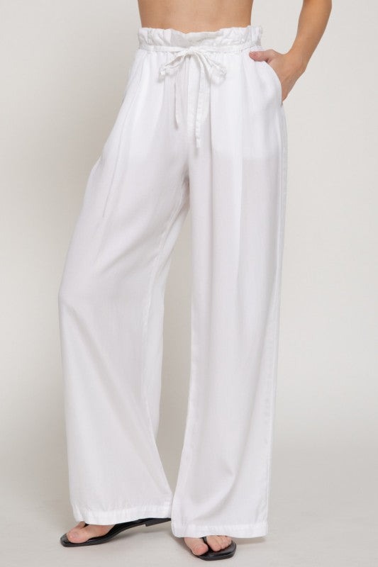 Pre-order June 29 White Paperbag Pants