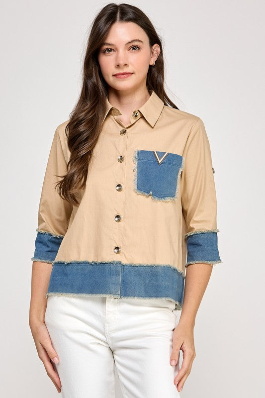 Khaki Inspo Shirt