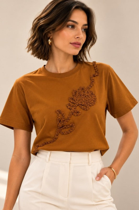 Camel Flower T-Shirt
