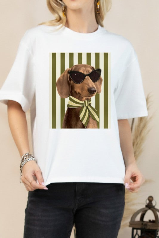 Pre-orderJuly 6 White Dog T-Shirt