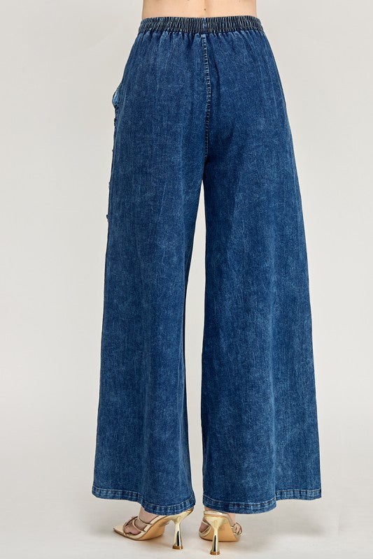 Pre-order Sept 21 Dark Denim Military Pants