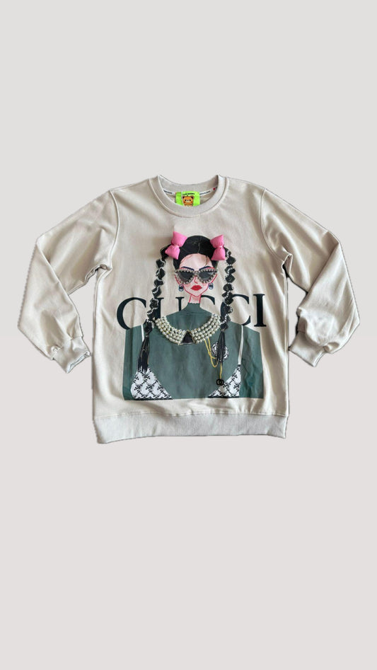 Beige Girl Sweater