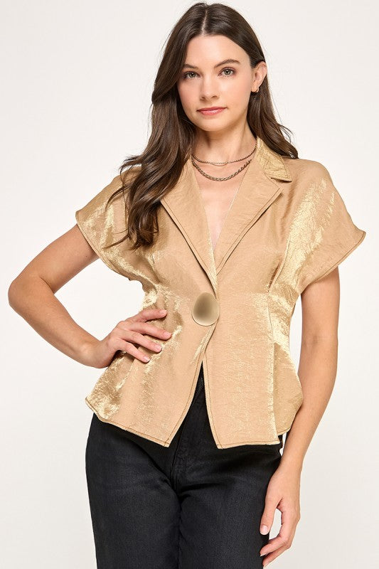 Gold Lurex Top