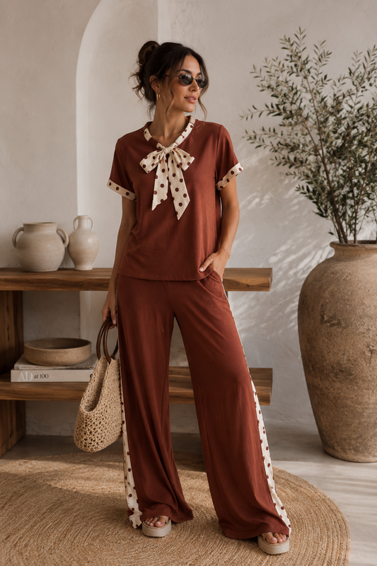 Brown Travel Set