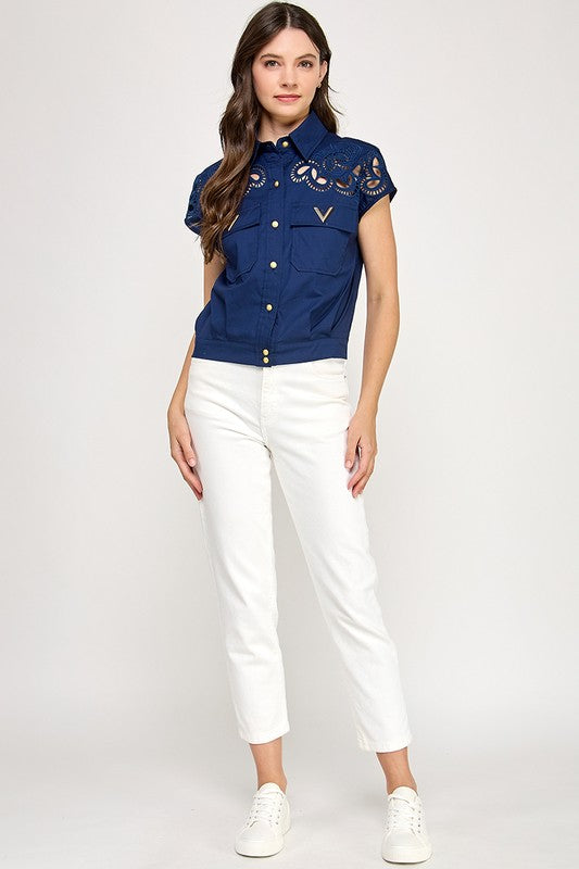 Navy Inspo Shirt