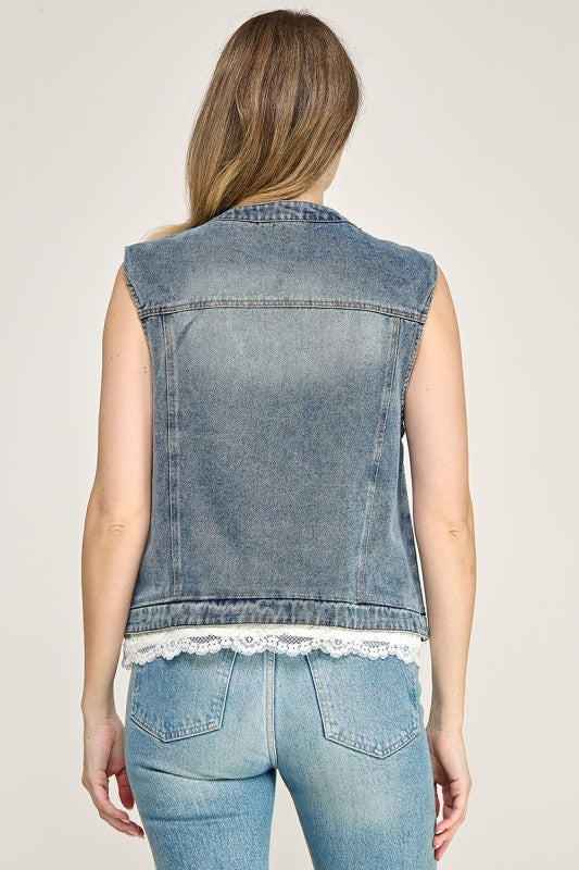Pre-order June 22 Denim Vest