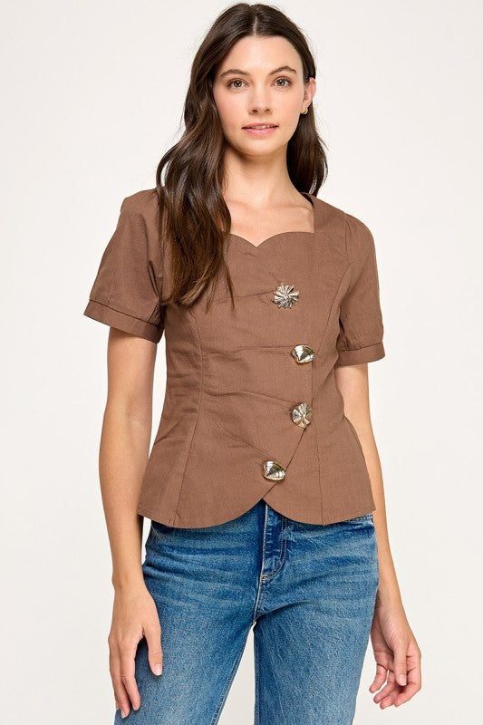 Pre-order Agosto 30 Brown Shirt