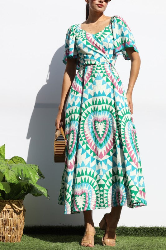 Pre-orden Mayo 18 Boho Maxi Dress