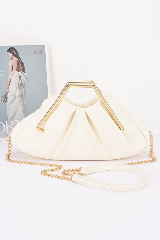 Pre-order June 15 Ivory Leather Bag