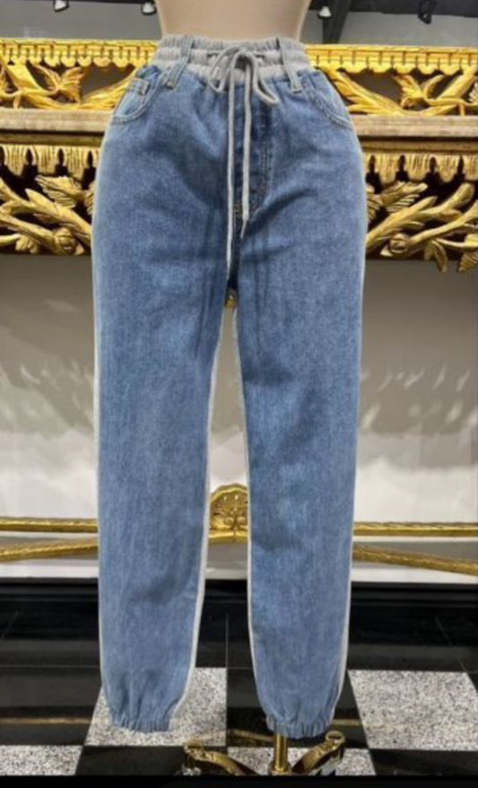 Grey Denim Pant