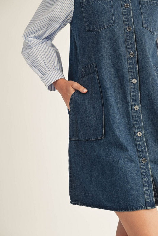 Oversize Denim Dress