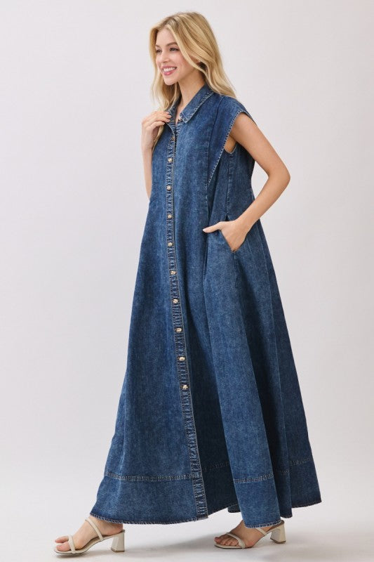 Dark Denim Dress