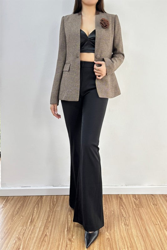 Pre-order Oct 20 Taupe Blazer with Belt