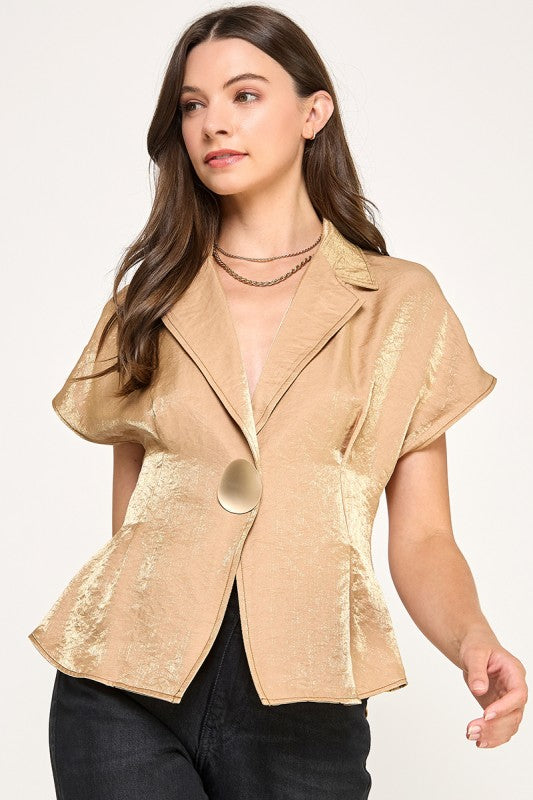Gold Lurex Top
