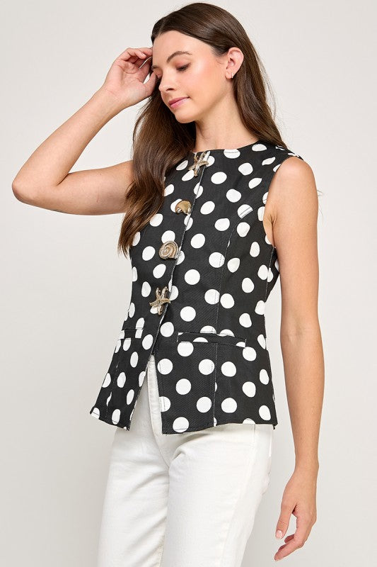 Pre-order Oct 11 Polka Dot Vest Top