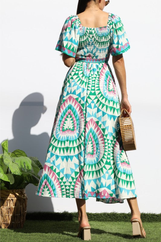 Pre-orden Mayo 18 Boho Maxi Dress