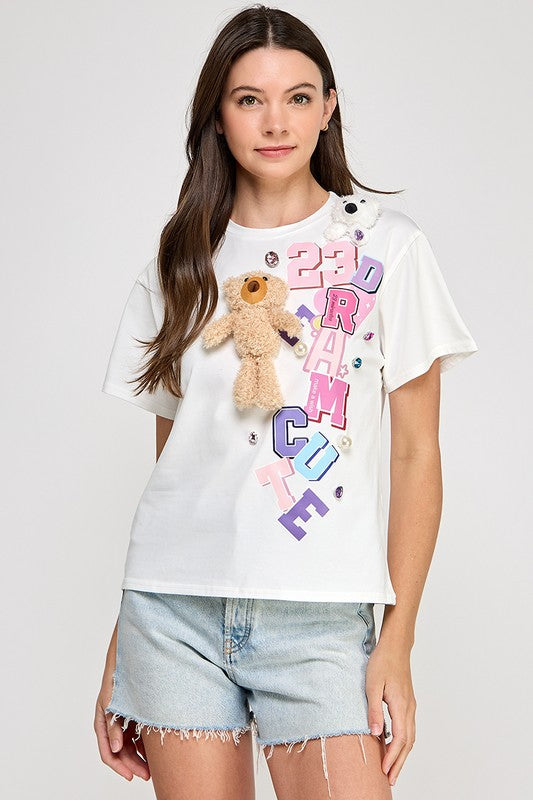 White Bear Dram Cute T-Shirt