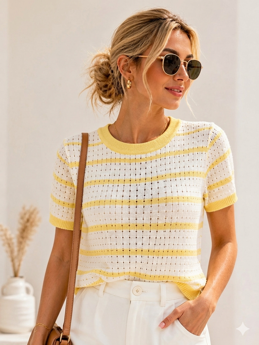 Yellow Stripe Shirt