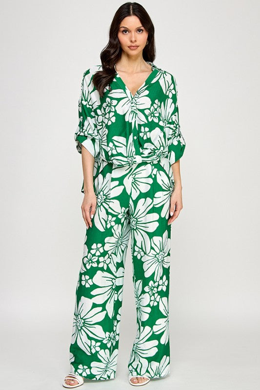Pre-order June 9 Green Floral Set