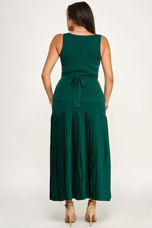 Pre-order August 24 Green Vest & Skirt Set