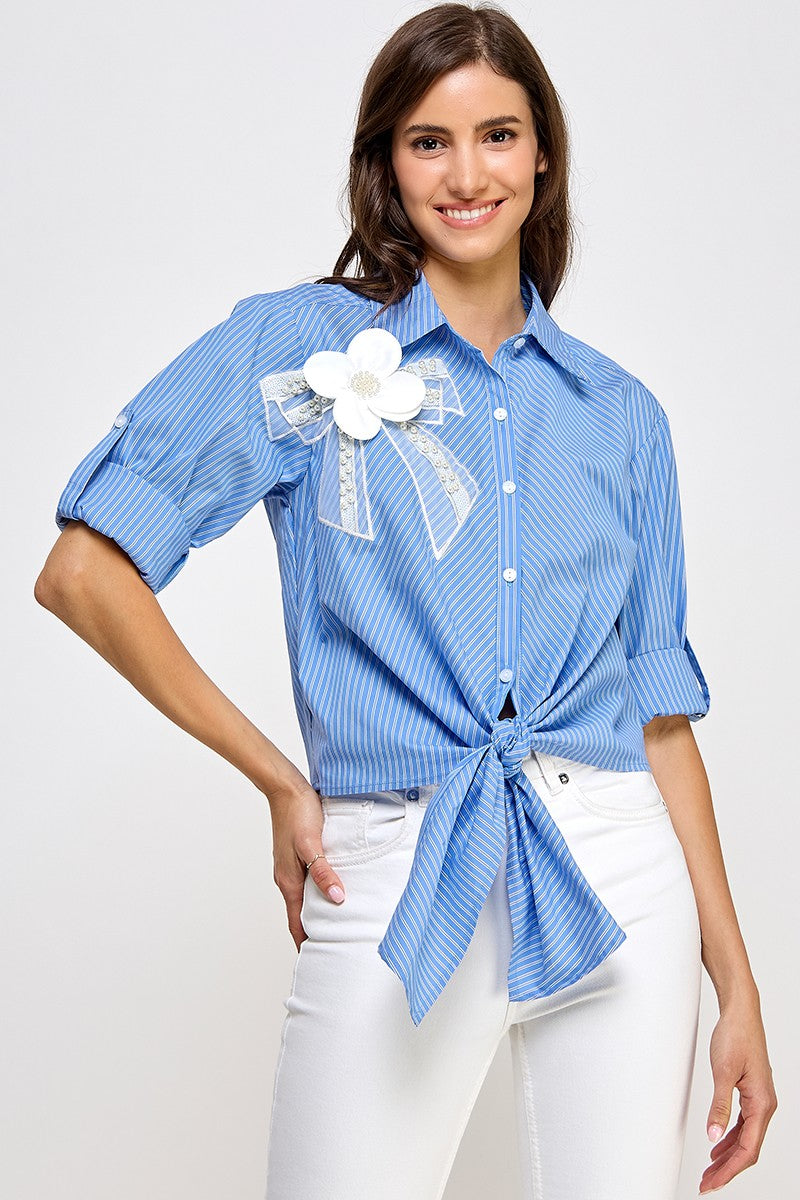 Blue Stripe Shirt