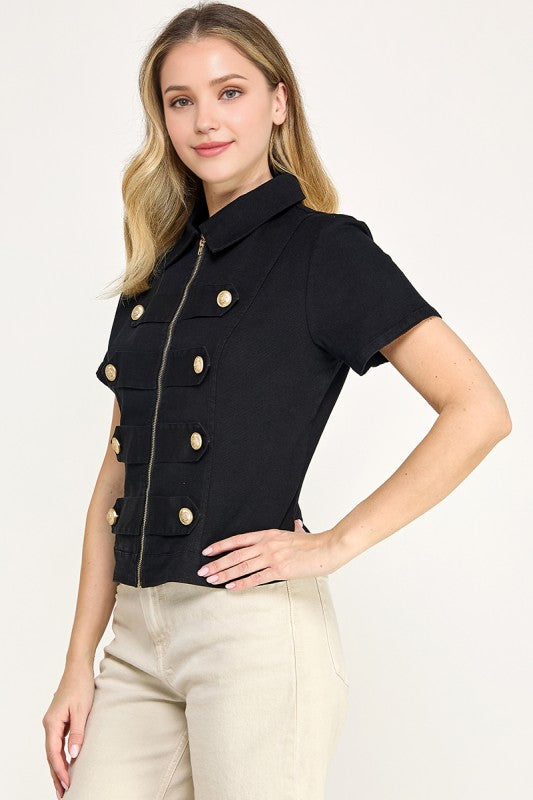 Pre-order Oct 26 Black Napoleon Jacket