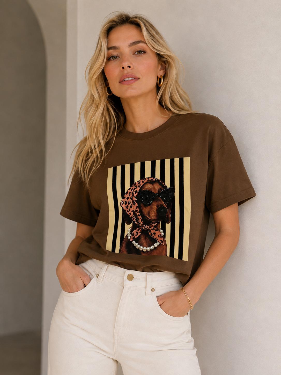 Pre-order Sept 7 Brown Dog T-Shirt