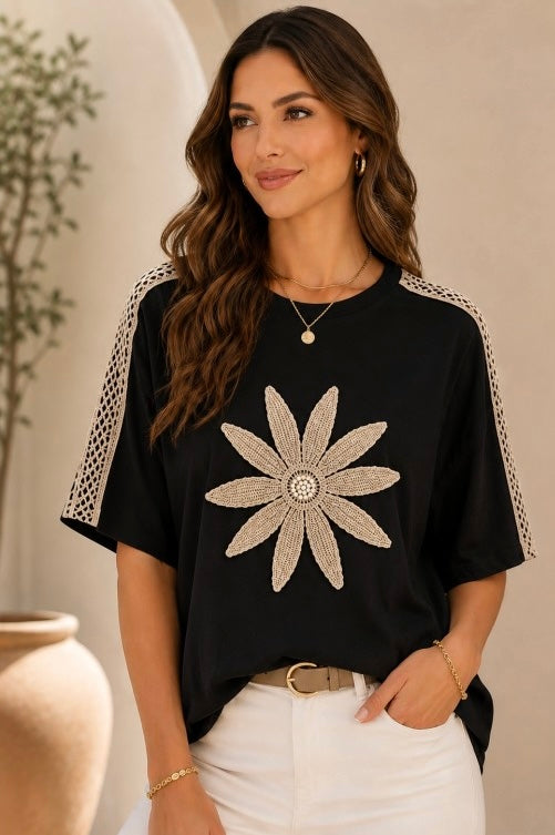 Oversize Inspo Black Shirt