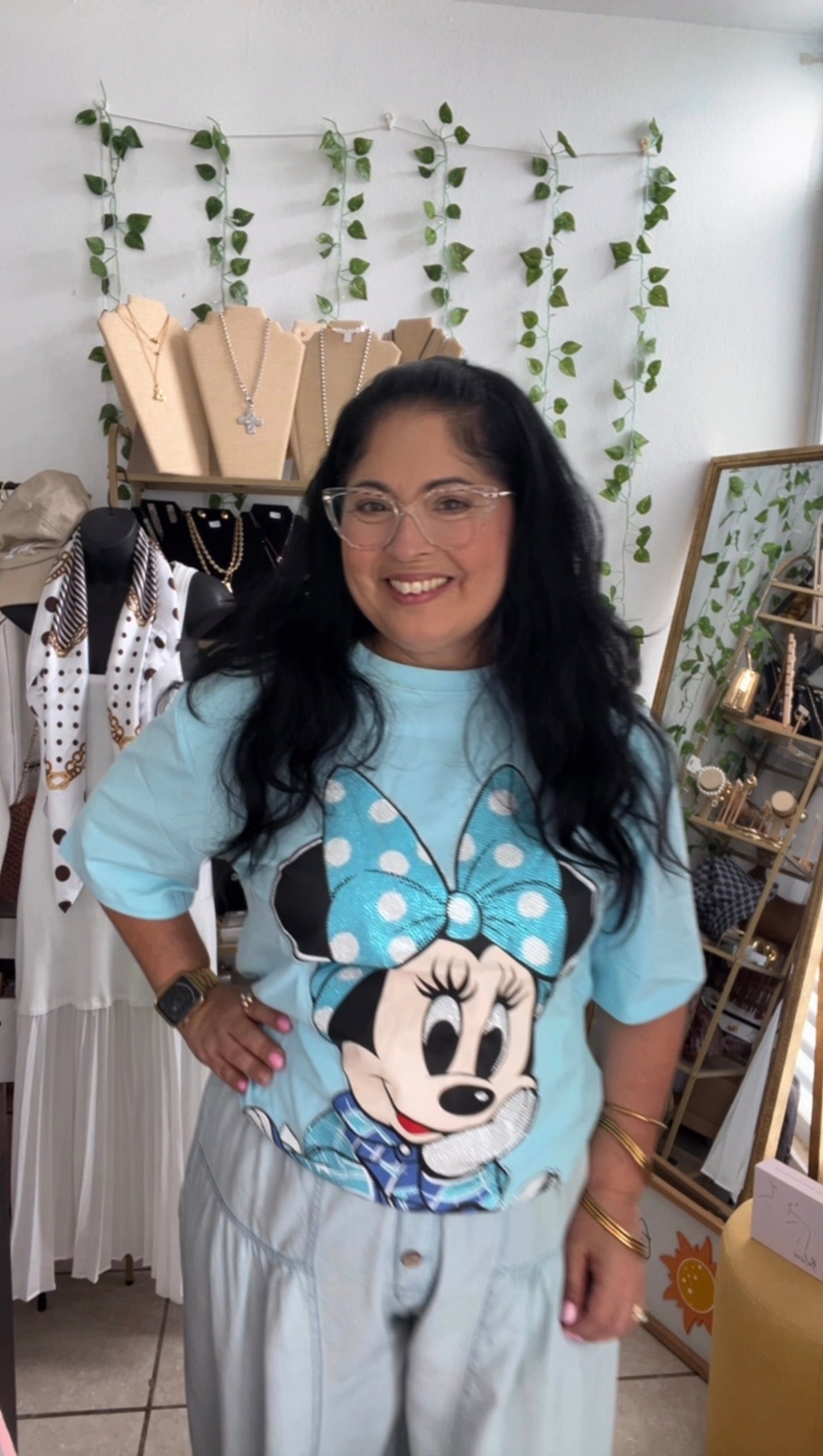 Blue Minnie Oversize (L)