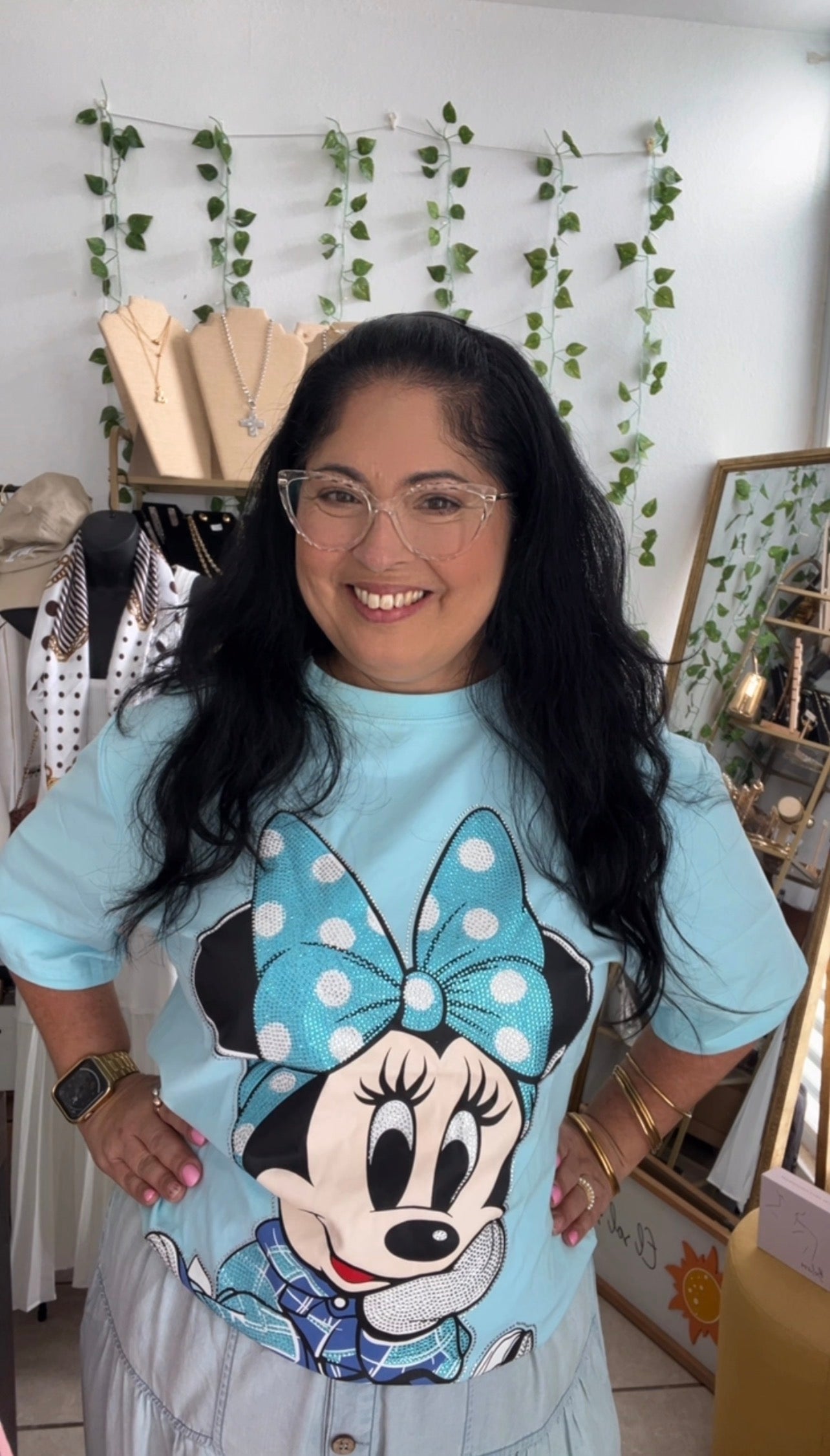 Blue Minnie Oversize (L)