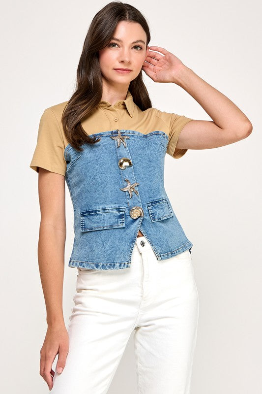 Khaki Polo Shirt