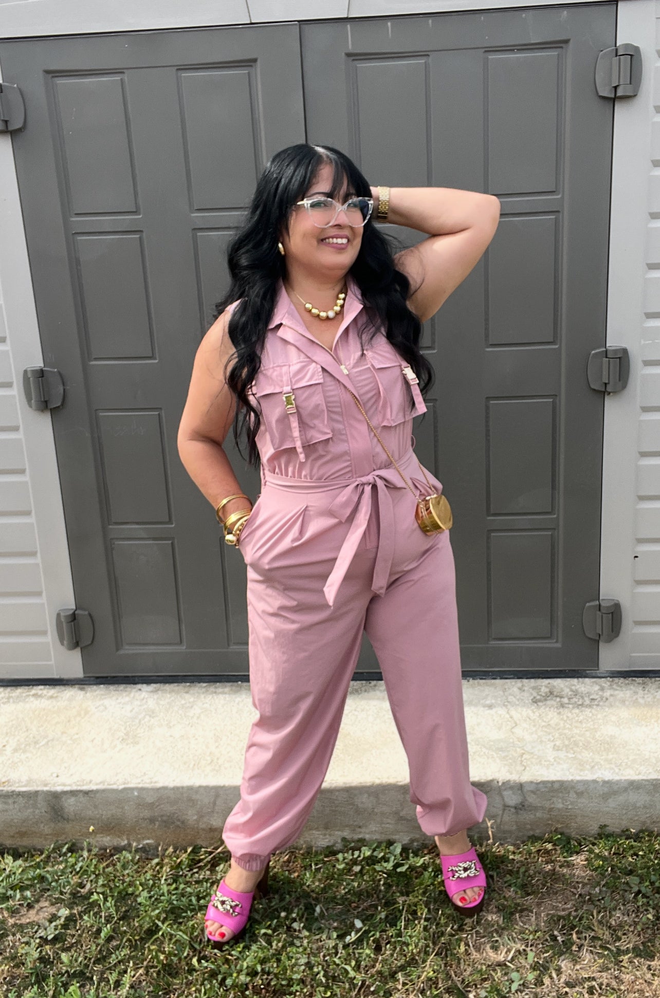 Pre-orden Julio 7Mauve Jogger Jumpsuit