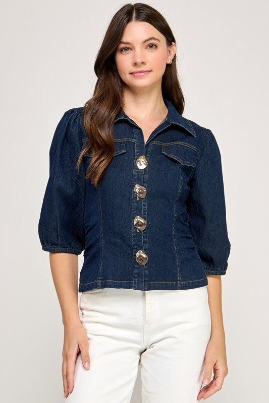 Denim Top - Jacket